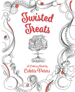 Twisted Treats: A Coloring Book by Colette Peters